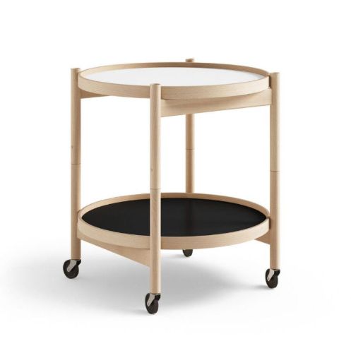 Brdr. Krüger Bølling Bakkebord m. 2 bakker Ø: 50 cm - Olieret Bøg/Base