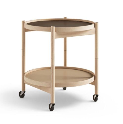 Brdr. Krüger Bølling Bakkebord m. 2 bakker Ø: 50 cm - Olieret Bøg/Earth