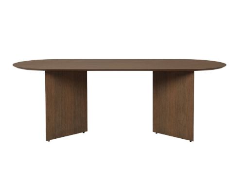 Ferm Living Mingle Table Top Oval B: 220 cm - Walnut
