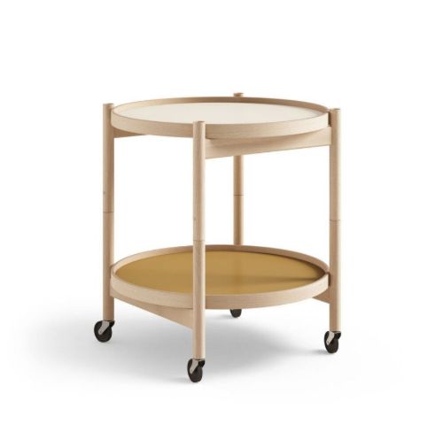 Brdr. Krüger Bølling Bakkebord m. 2 bakker Ø: 50 cm - Olieret Bøg/Sunny