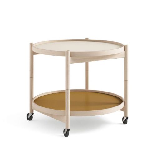 Brdr. Krüger Bølling Bakkebord m. 2 bakker Ø: 60 cm - Olieret Bøg/Sunny