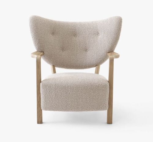 &Tradition Wulff ATD2 Lounge Chair SH: 41 cm - Oiled Oak / Karakorum 003