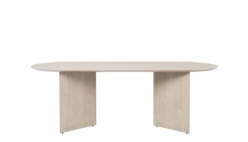 Ferm Living Mingle Table Top Oval B: 220 cm - Natural Oak