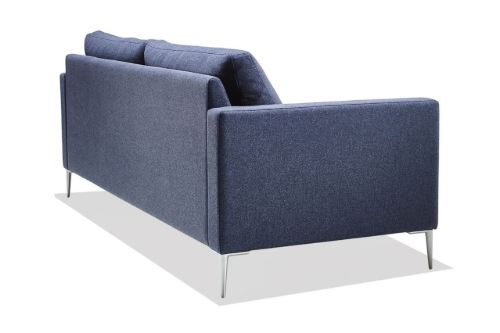 Søren Lund SL 429 2,5 Pers. Sofa L: 214 cm - Main Line Flax Blå/IG 15 Mat Aluminium