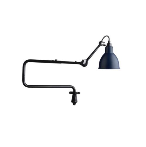DCW Editions Lampe Gras N303 Væglampe Rund L: 92cm - Sort/Blå