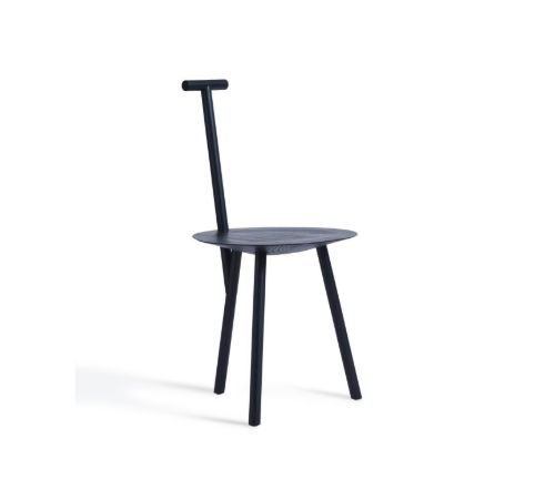 Please Wait To Be Seated Spade Chair SH: 45 cm - Navy Blue