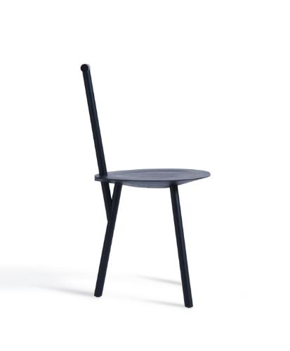 Please Wait To Be Seated Spade Chair SH: 45 cm - Navy Blue