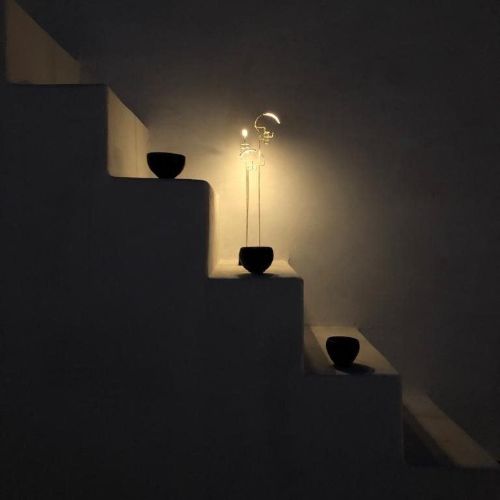 DCW Editions Mantis Boucle ToGo Bordlampe LED H: 47cm - Børstet Messing