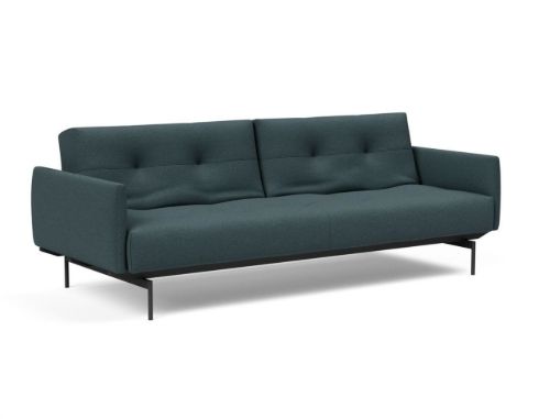 Innovation Living Black Label ILB 201 Sovesofa m. Armlæn L: 226 cm - Mahoga Dark Blue/Sort
