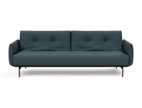 Innovation Living Black Label ILB 201 Sovesofa m. Armlæn L: 226 cm - Mahoga Dark Blue/Sort