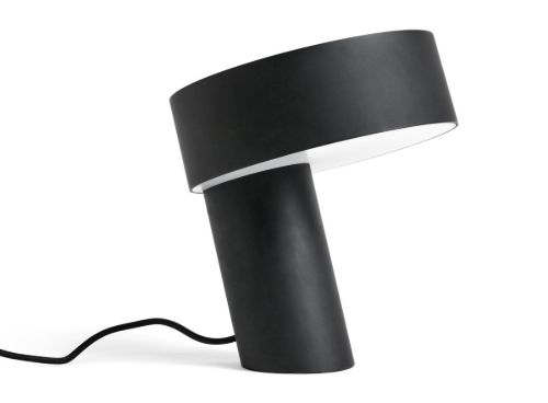 HAY Slant Table Lamp H: 28 cm - Soft Black