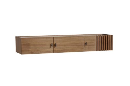 Woud Array Wall Mounted Sideboard L: 150 cm - Walnut