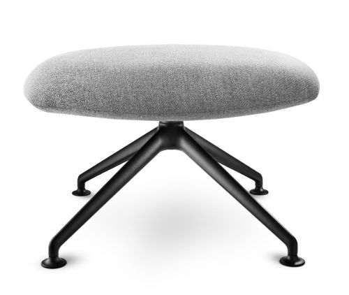 Eva Solo Laze Fodskammel H: 40,5 cm - Blend 0074 Grey/Pulverkaleret Stål