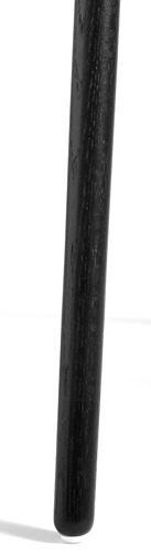 HAY AAC 13 About A Chair SH: 46 cm - Black Lacquered Solid Oak/Steelcut 190