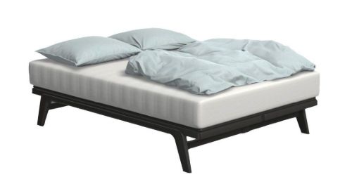 Auping Original Elevationsseng inkl. Sengebund 3M og Evolve I Springmadras Medium 140x200cm - Deep Black