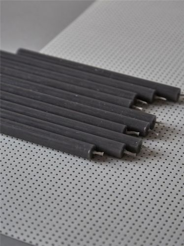 STOFF Nagel Candles 12 pcs H: 18 cm - Anthracite