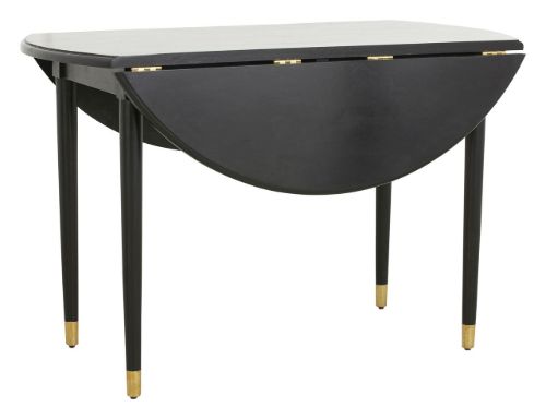 Nordal AHR Round Table Folding Ø:119 cm - Black Wood