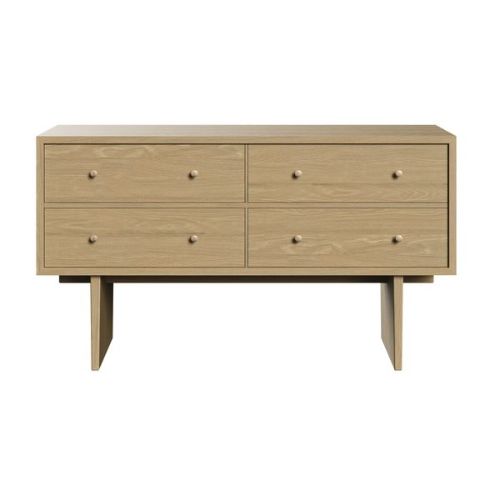 GUBI Private Sideboard 160x45 cm - Light Stained Oak Veneer
