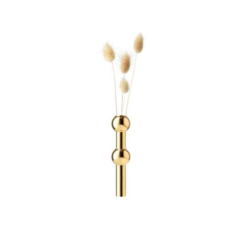 STOFF Nagel Vase H: 10 cm - Solid Brass