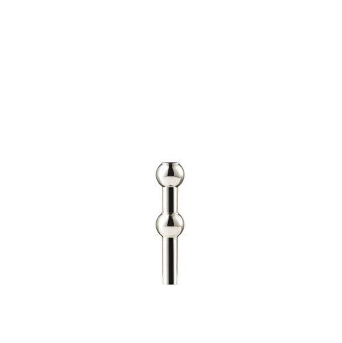 STOFF Nagel Vase H: 10 cm - Chrome