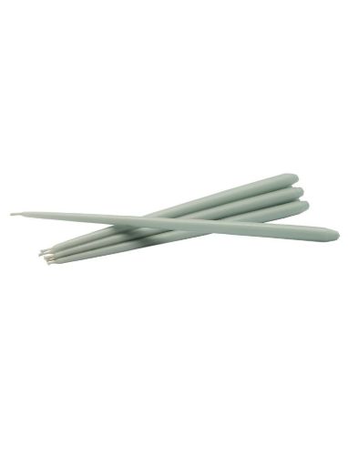 STOFF Nagel Taper Candles by Ester & Erik 6 pcs H: 29 cm - Dusty Mint
