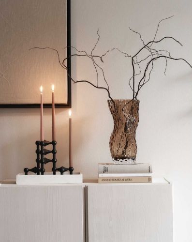 STOFF Nagel Taper Candles by Ester & Erik 6 pcs H: 29 cm - Dusty Rose