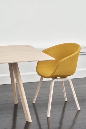 HAY AAC 23 About A Chair SH: 46 cm - Lacquered Oak Veneer/Steelcut Trio 446