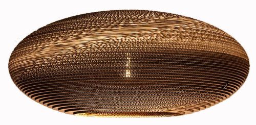 Think Paper Jazzy Spiral Lamp Ø: 44 cm - Natur