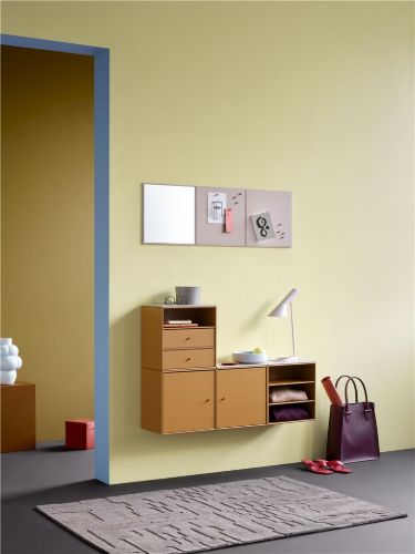 Montana QS Mini 1006 Modul med 2 Skuffer 35x35 cm - 04 Anthracite