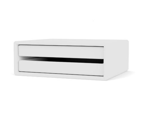 Montana QS Selection Classify Modul med 2 Bakker 35,4x12,6x30 cm - 101 New White