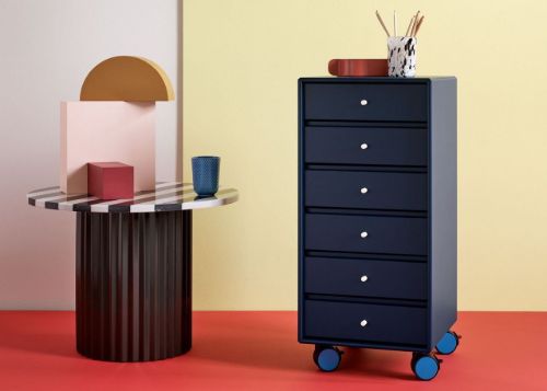 Montana SRCO Hjul til reolmodul 4 stk. H: 7,8 cm - 164 Iris