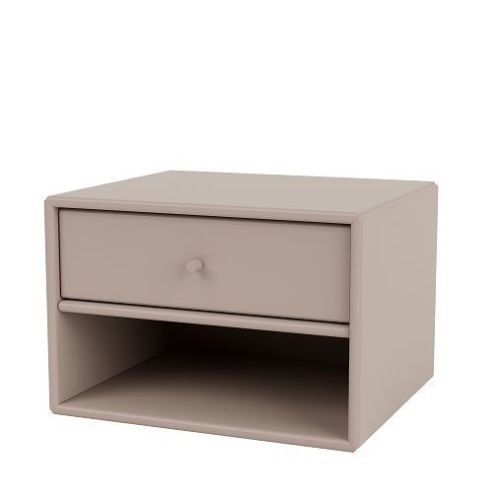 Montana Selection Dash Sengebord med ophængsbeslag 35,4x24x30 cm - 137 Mushroom