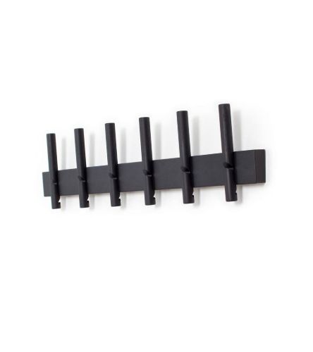 We Do Wood Reces Knagerække B: 78 cm - Sortlakeret Eg
