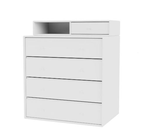Montana QS Selection Keep Kommode med ophængsbeslag 69,6x82,2 cm - 101 New White