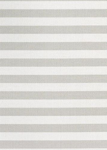 Woodnotes Big Stripe Carpet Sewn Edges 80x200 cm - Stone/White