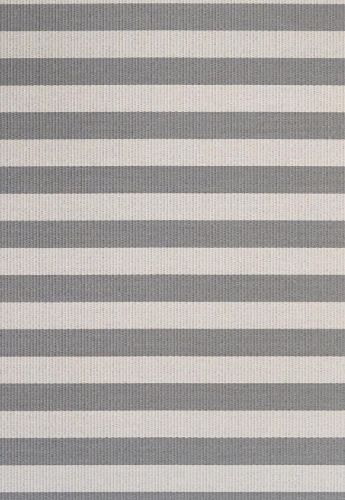 Woodnotes Big Stripe Carpet Sewn Edges 80x200 cm - Grey/Stone