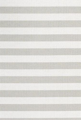 Woodnotes Big Stripe Carpet Sewn Edges 140x200 cm - Stone/White