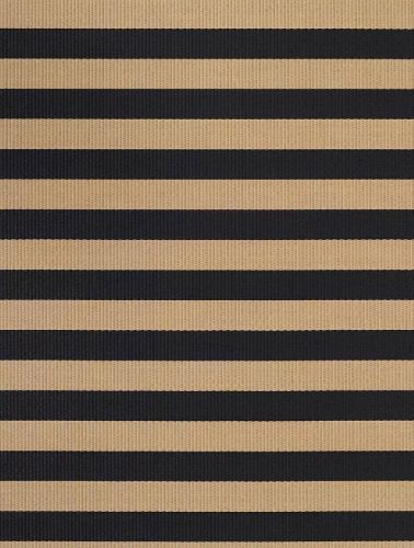 Woodnotes Big Stripe Carpet Sewn Edges 140x200 cm - Black/Natural