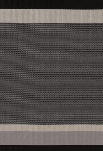 Woodnotes Panorama Carpet Sewn Edges 140x200 cm - Black/Light Grey