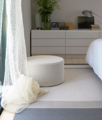 Woodnotes Panorama Carpet Sewn Edges 170x240 cm - Stone/White