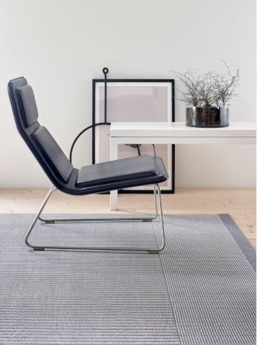 Woodnotes San Francisco Carpet Sewn Edges 140x200 cm - Grey/Stone