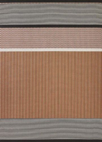 Woodnotes San Francisco Carpet Sewn Edges 140x200 cm - Reddish Brown/Stone
