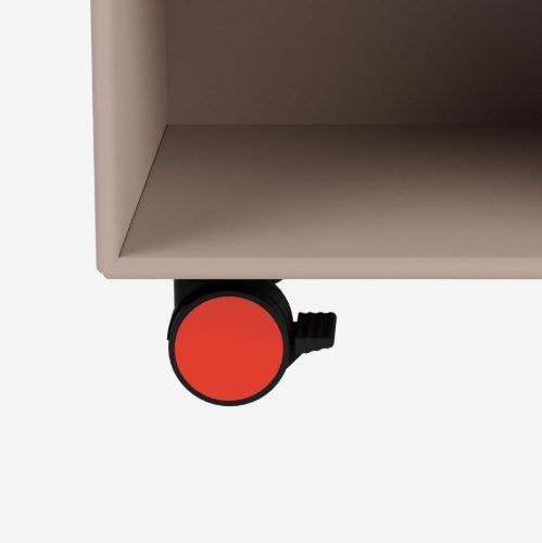BRUG IKKE Montana SRCO Hjul til reolmodul 4 stk. H: 7,8 cm - 145 Rosehip