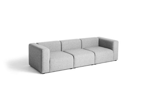 HAY Mags 3 Seater Combination 1 L: 268,5 cm - Hallingdal 130/Black Stained Beech