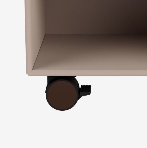 BRUG IKKE Montana SRCO Hjul til reolmodul 4 stk. H: 7,8 cm - 160 Balsamic