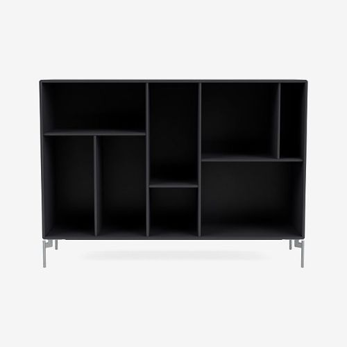 Montana Mega 201201 Skænk med ben 115,2x38 cm - 04 Anthracite / Matkrom