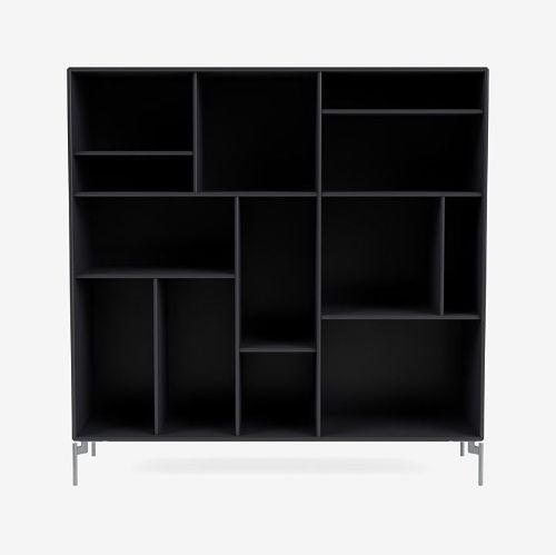 Montana Mega 201801 Skænk med ben 115,2x38 cm - 04 Anthracite / Matkrom