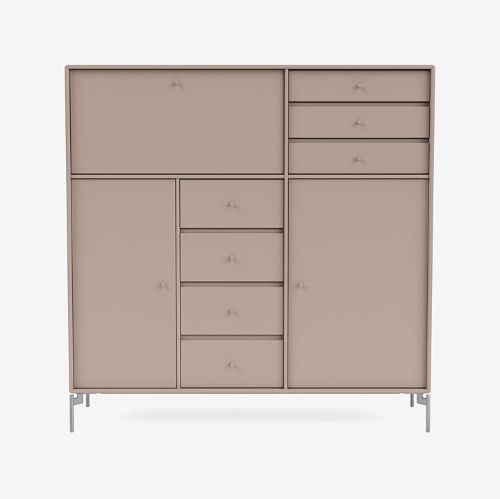 Montana Mega 201802 Skænk med ben 115,2x38 cm - 137 Mushroom / Matkrom