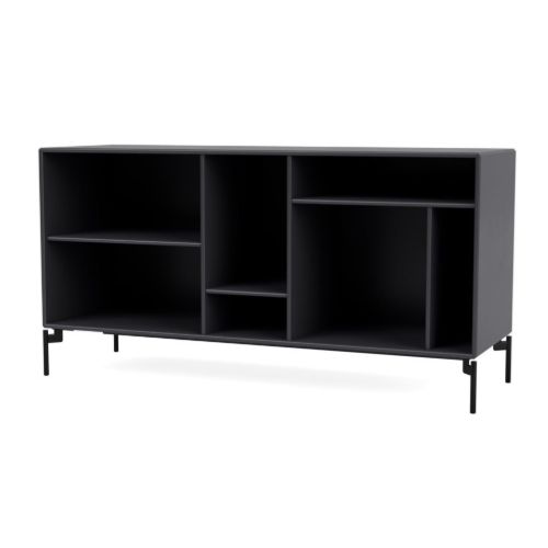 Montana Mega 200801 Skænk med ben 115,2x38 cm - 04 Anthracite / Black