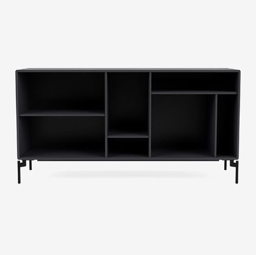 Montana Mega 200801 Skænk med ben 115,2x38 cm - 04 Anthracite / Black